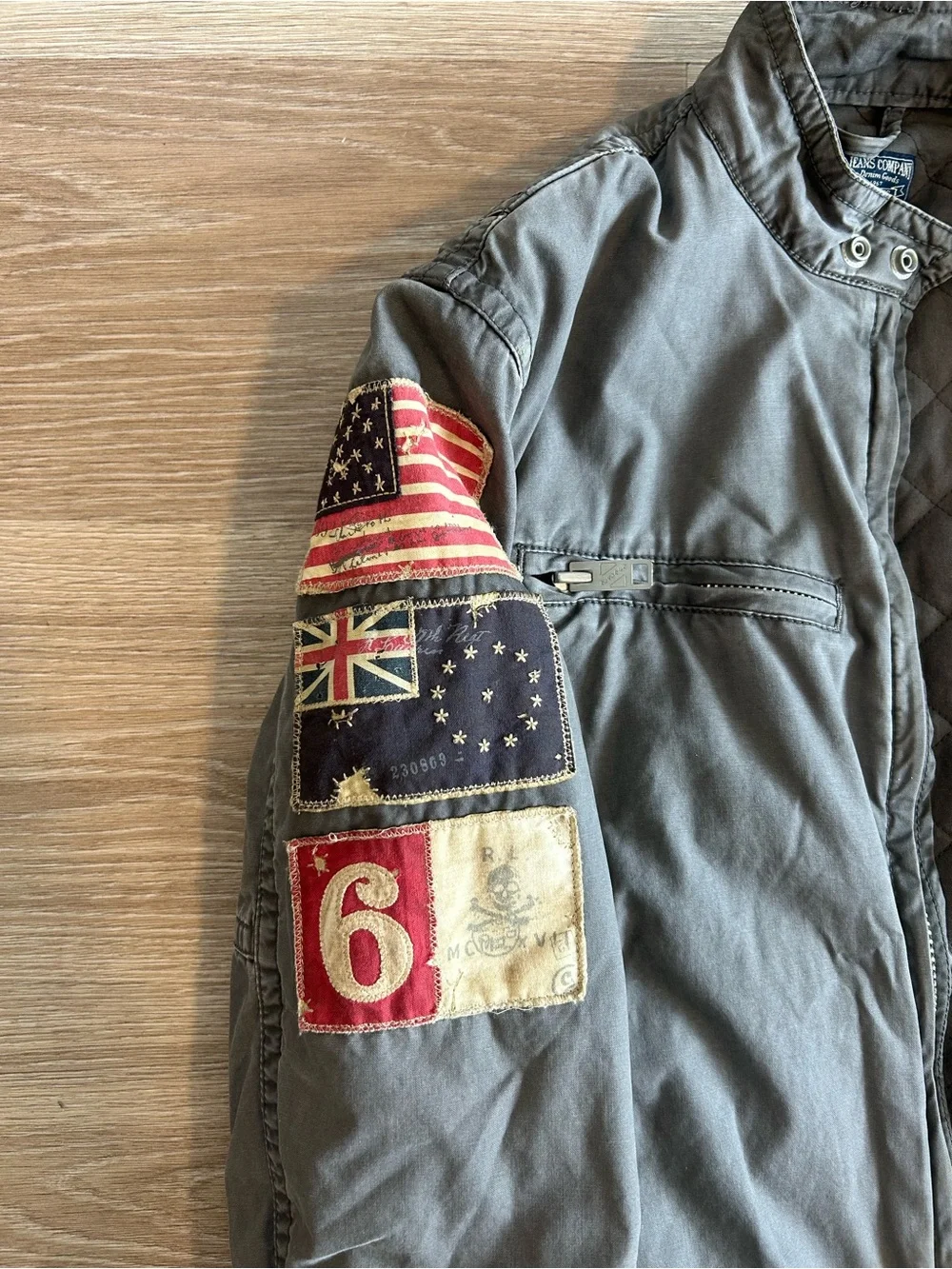 Rare Polo Jeans Co. Motorcycle Bikers Jacket